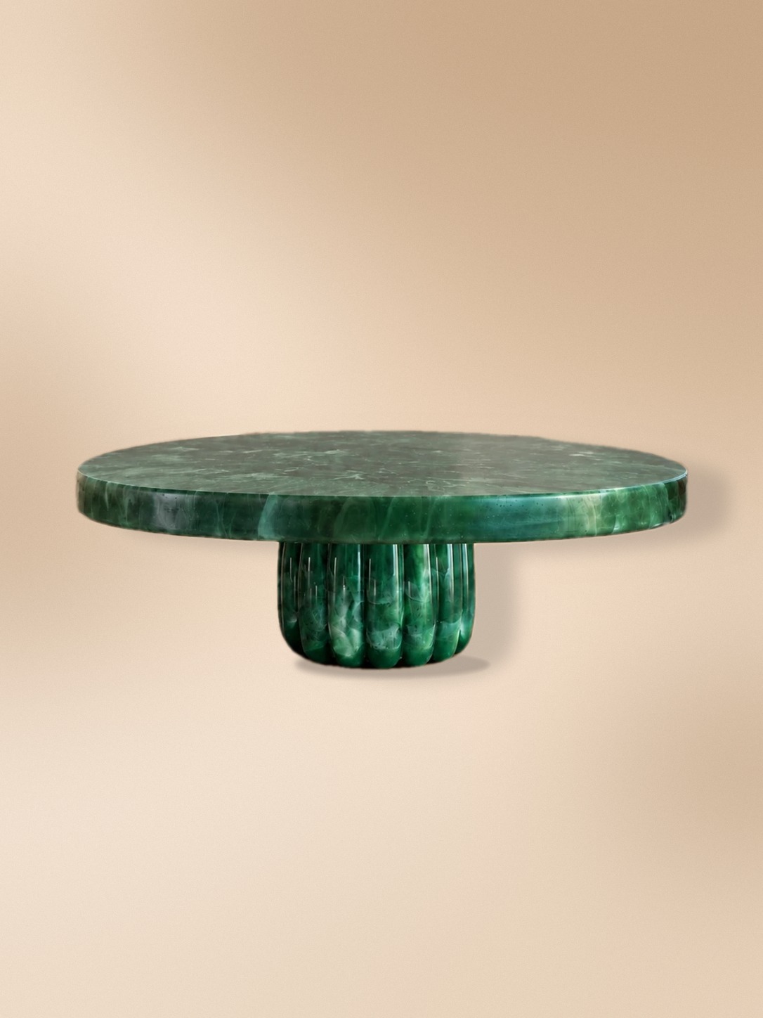 Pastelero Milos Grueso MARA de resina verde